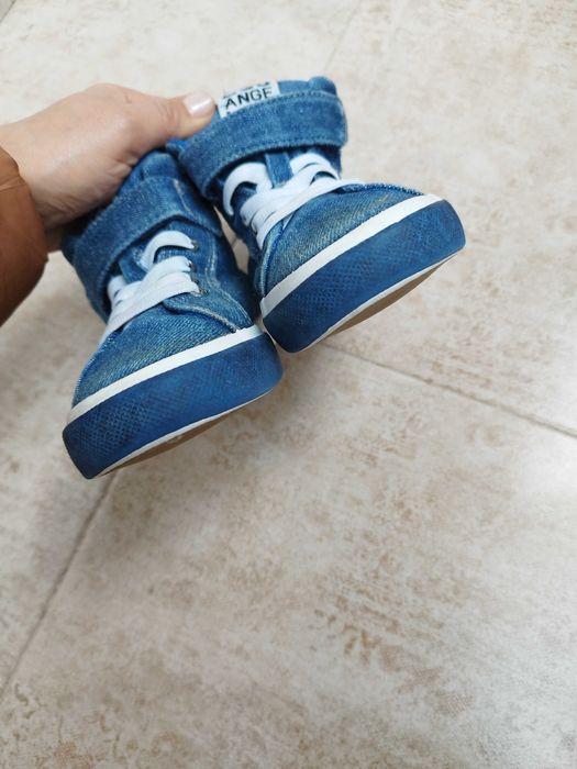 Детски плътни кецове от деним Los Angeles