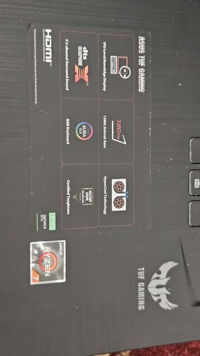 Asus tuf gaming ryzen 7  a17 1tb ssd. Karobka dokument bor