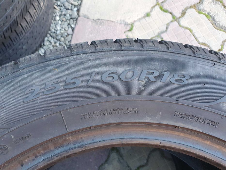 255 60 18,2buc vara GOOD YEAR EFFICIENT GRIP,aproape noi,
