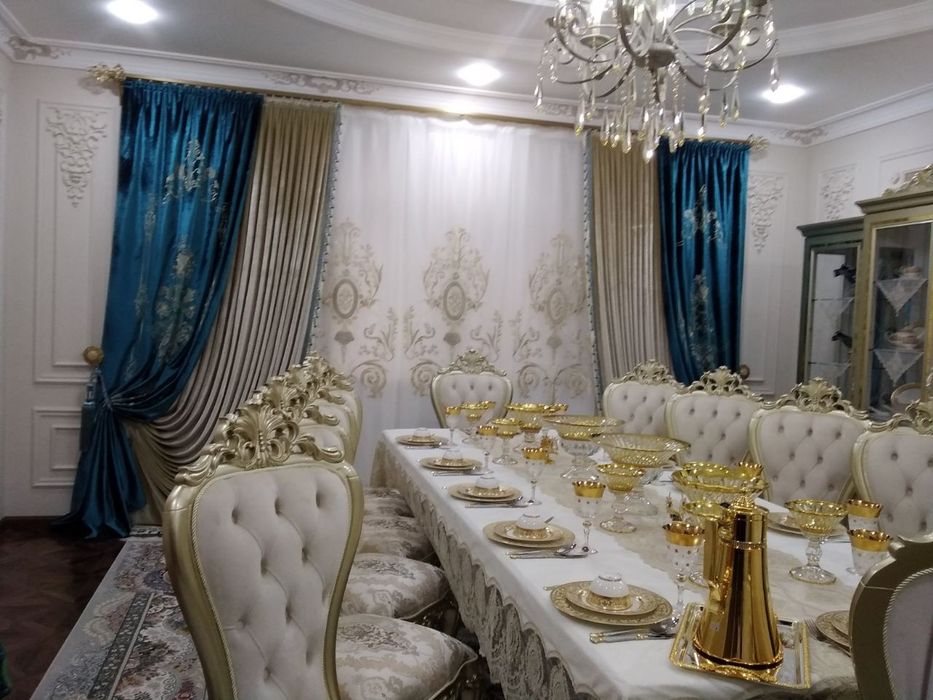 Pardalar,karnizlar, mebellar