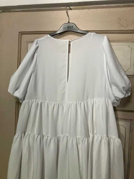 Rochie COS, alba cu buzunare, L