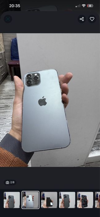 Iphone 12 pro max xolati zor 90 yomkist