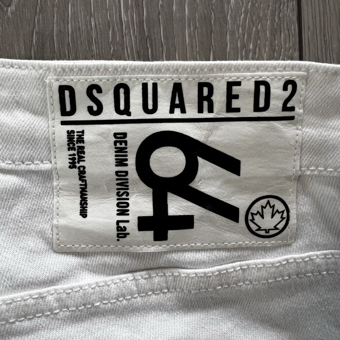 Blugi Dsquared2 Slim Jean - White Denim