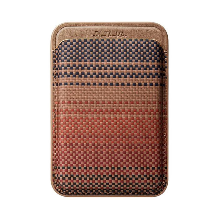 Портфейл Pitaka MagSafe Woven Wallet Sunset