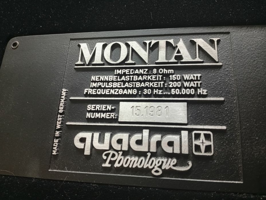 Тонколони QUADRAL Montan Mk-II