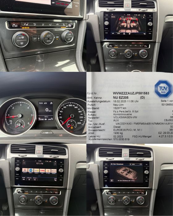 Volkswagen Golf/An 2018/Volan Incalzit/ACC/Faruri Xenon/Park Assist