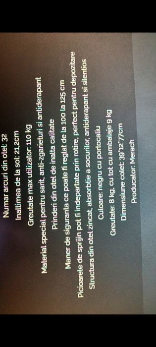 Trambulina noua fitness Dayu - Merach - 100 cm diametru