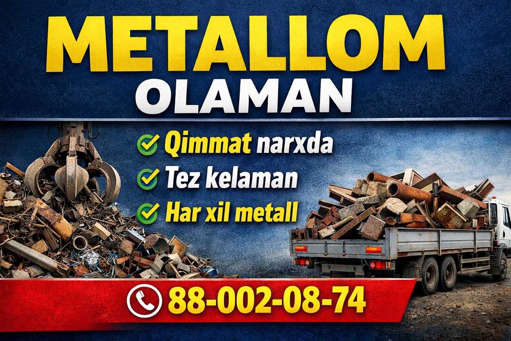 Maklatura oq qog‘oz karton plastik plastmassa metallom