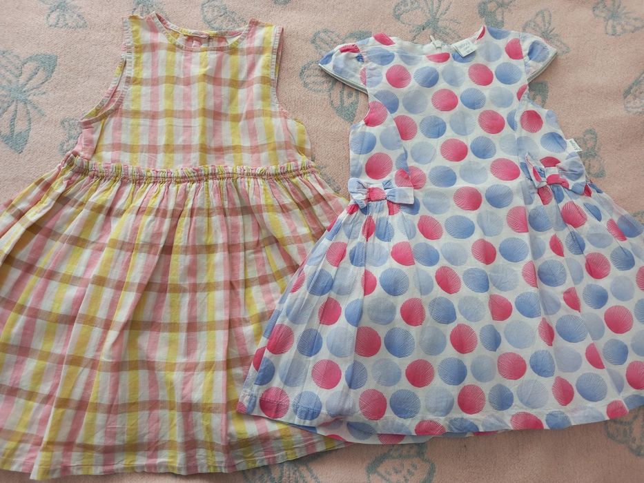 Летни рокли момиче  2 3 4 г. ZARA, George, H&M, Mayoral и др.