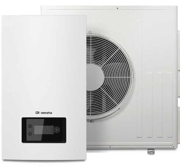 Pompa de caldura 6kW aer-apa split Remeha Mercuria Ace, R32, 230V