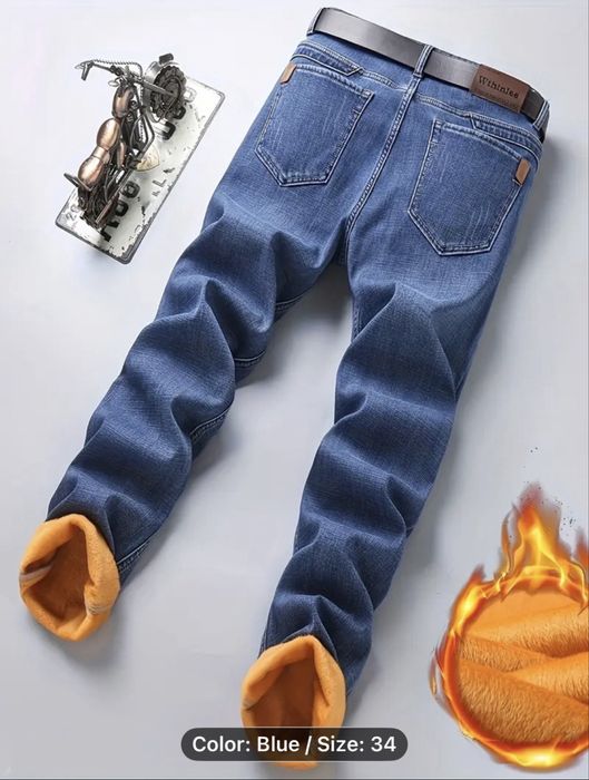 Blugi noi cu captuseala de iarna