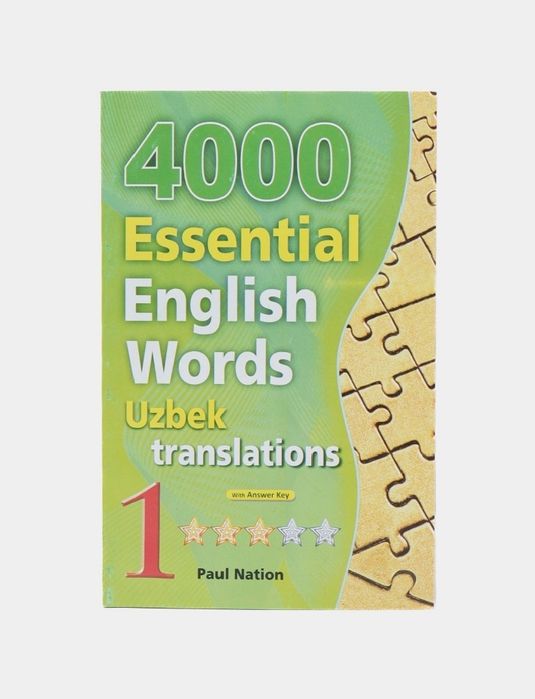 Книга, 4000 essential english words 1, 2, 3, 4, 5, 6 Uzbek translation