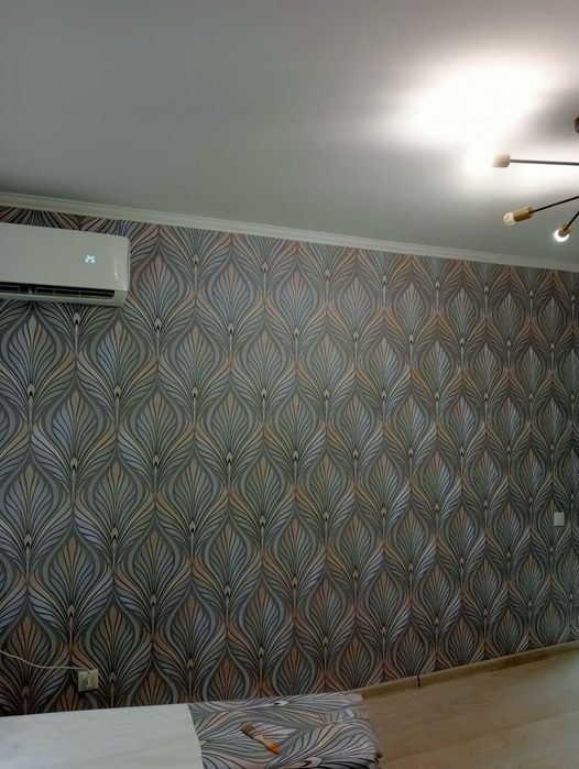 поклейка обое от 7000 рулон,