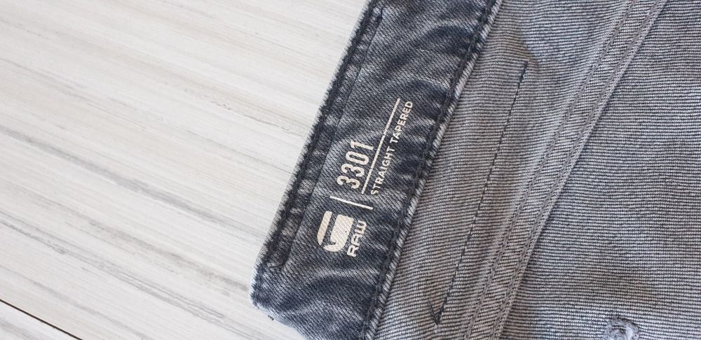 G - Star 3301 Straight Tapered Fit Mens / 36/32 ОРИГИНАЛ! Мъжки Дънки!