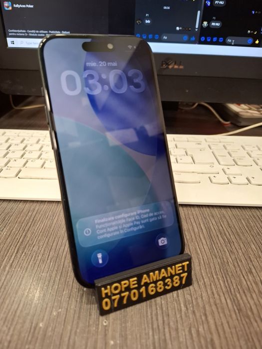 Hope Amanet P4-Iphone 15 100%Bat 30Cicluri Impecabil