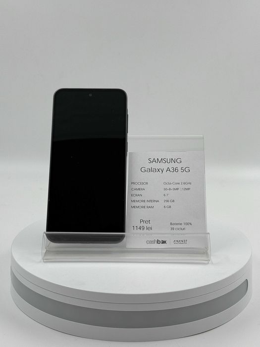 Samsung Galaxy A36 5G 256 GB Garantie 24 luni CashBox