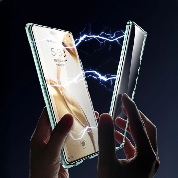 Honor 200 / 200 Pro / Двоен 360 градуса магнитен кейс камера протектор