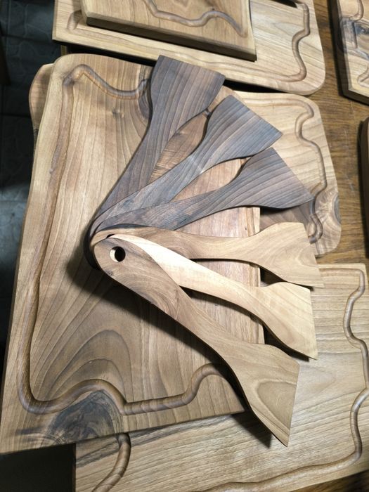 Дървени бъркалки от Орех