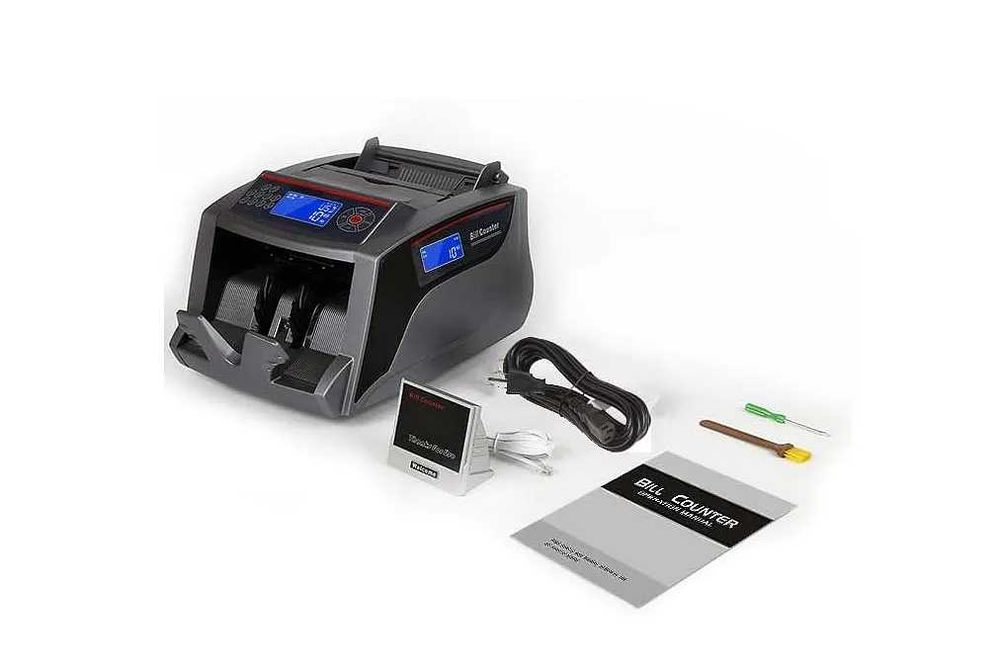 Машина за броене на банкноти с UV MG проверка и външен LED дисплей
