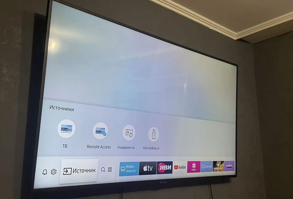 Samsung 140 см 4К smart tv телевизор