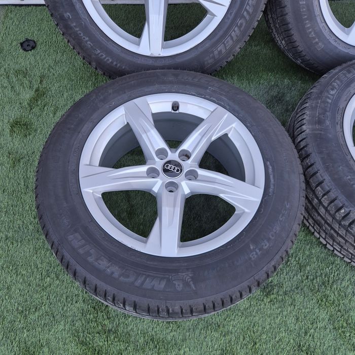 Jante Q5 R 18 5x112 cu anvelope noi 235 60 18 Michelin 2025