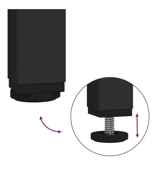 Нощно шкафче - кафяв дъб