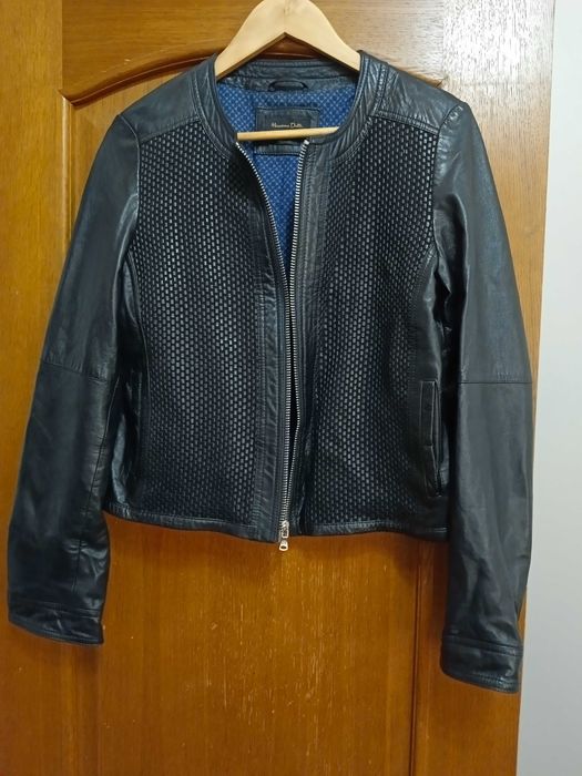 Продается куртка кожаная Massimo Dutti