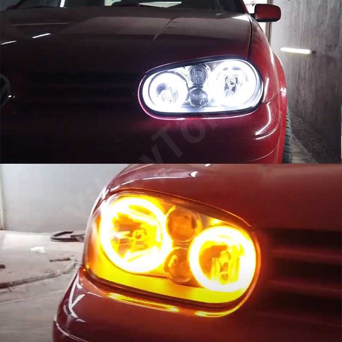 Cotton LED ангелски очи за ГОЛФ. АЛФА. БМВ.