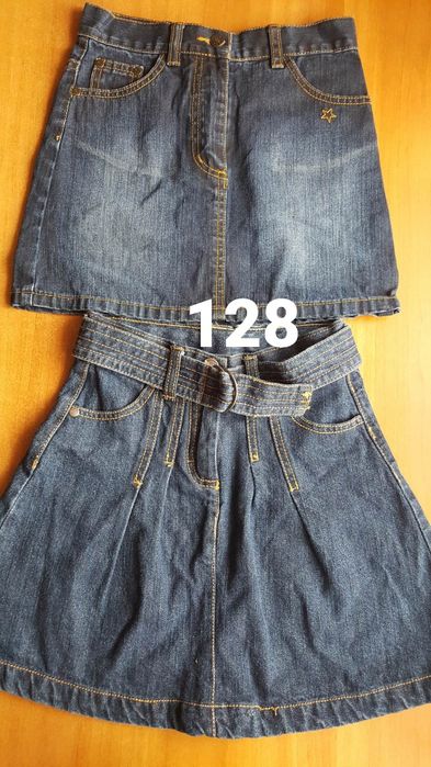 Lot fuste blugi,marimea 128