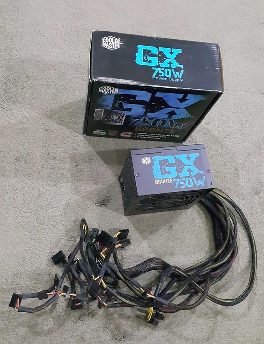 БП Cooler Master GX 750W (80+ Bronze, Active PFC, 120mm Fan, Box)