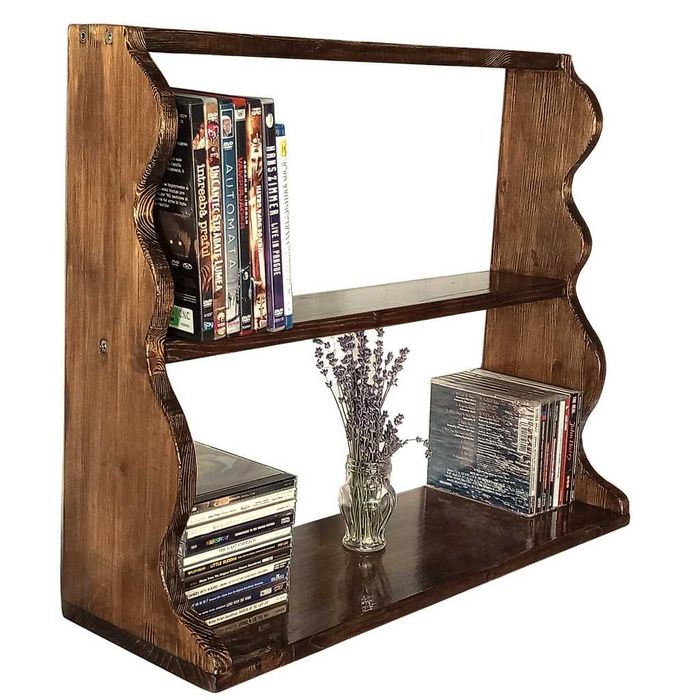 Raft din lemn de pin, handmade, pentru blat sau masa – 60 × 50 cm