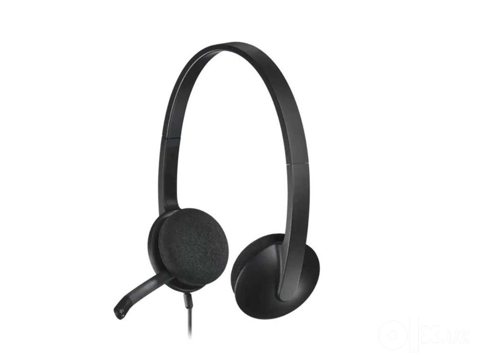 Гарнитура Logitech H340 — Легкая USB-гарнитура для звонков и работы
