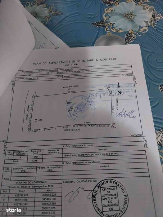 Teren de construit, 1248 mp, acces asfaltat
