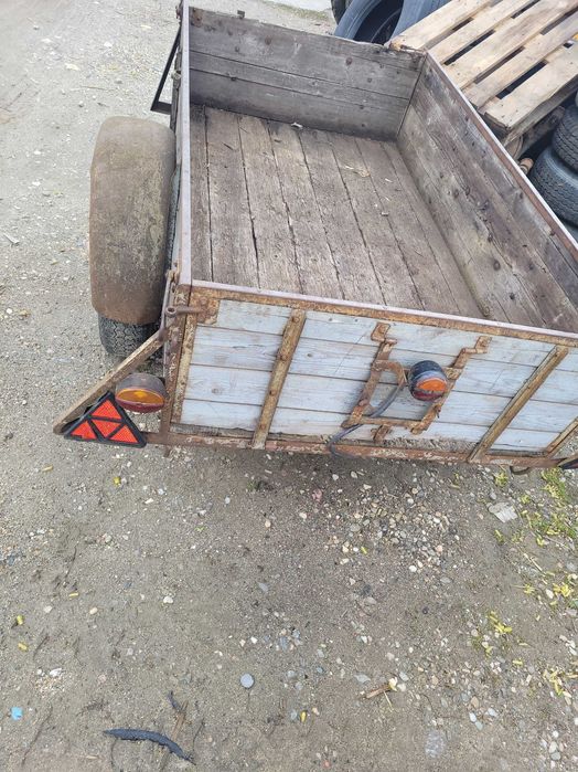 Remorca ușoara pentru motocultor tractoras sau atv