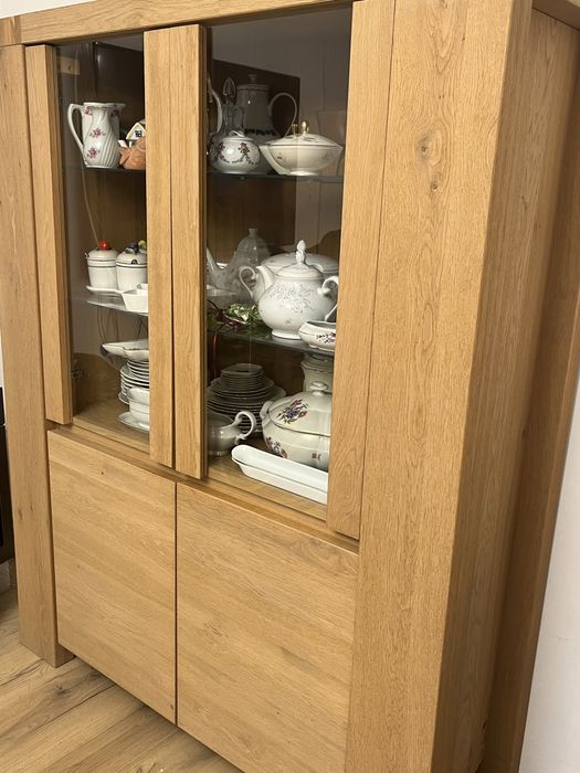 Set mobilier living stejar natur