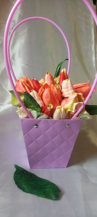 Зефирные тюльпаны, роз