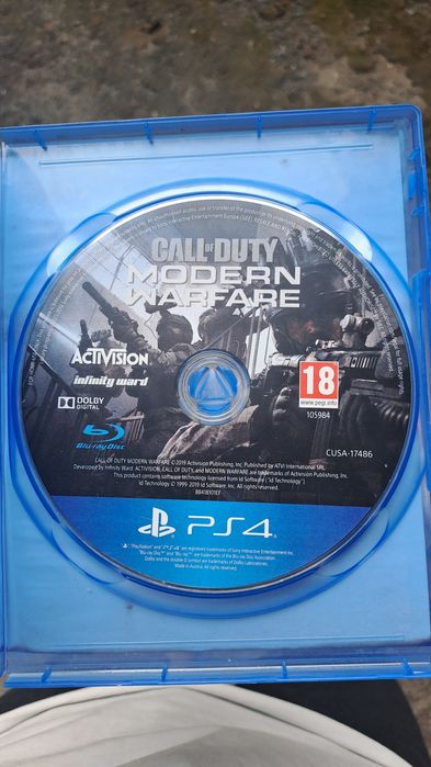 Call of Duty Modern Warfare cd PS4