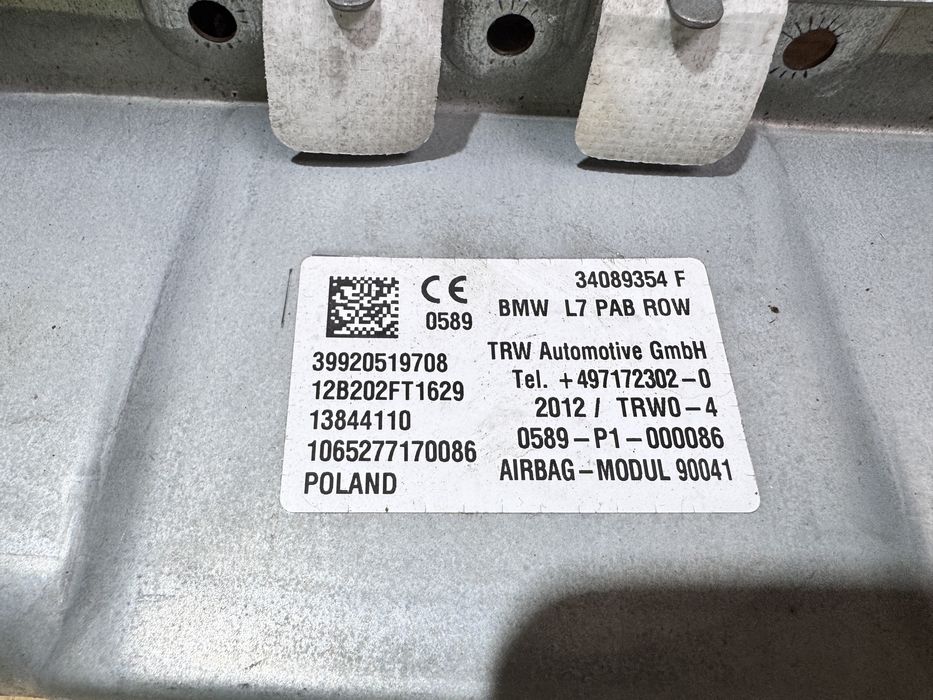 Airbag pasager BMW F20 F21 F22 F30 F31 F36 F32 F34