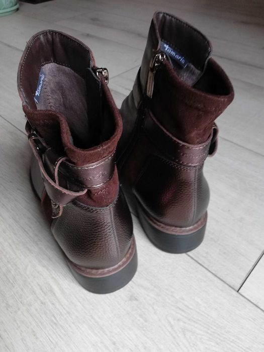 Нови Дамски Боти TAMARIS - Mocca Metall