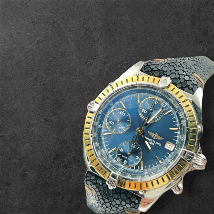 Breitling Chronomat – Steel & 18k Gold Bezel, 39 мм, Automatic Chronograph Valjoux 7750
