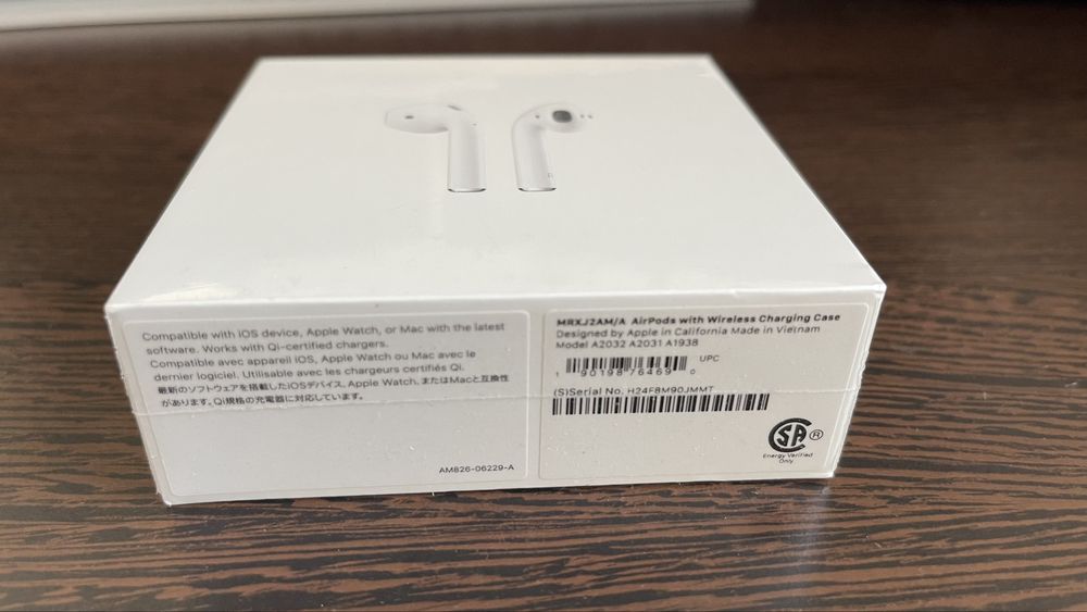 Apple AirPods (2nd Generation) cu incarcare wireless