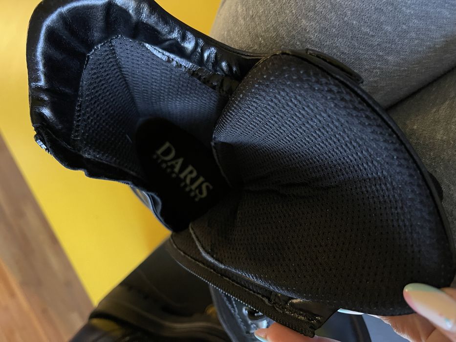 Чисто нови естествена кожа кубинки/боти Daris