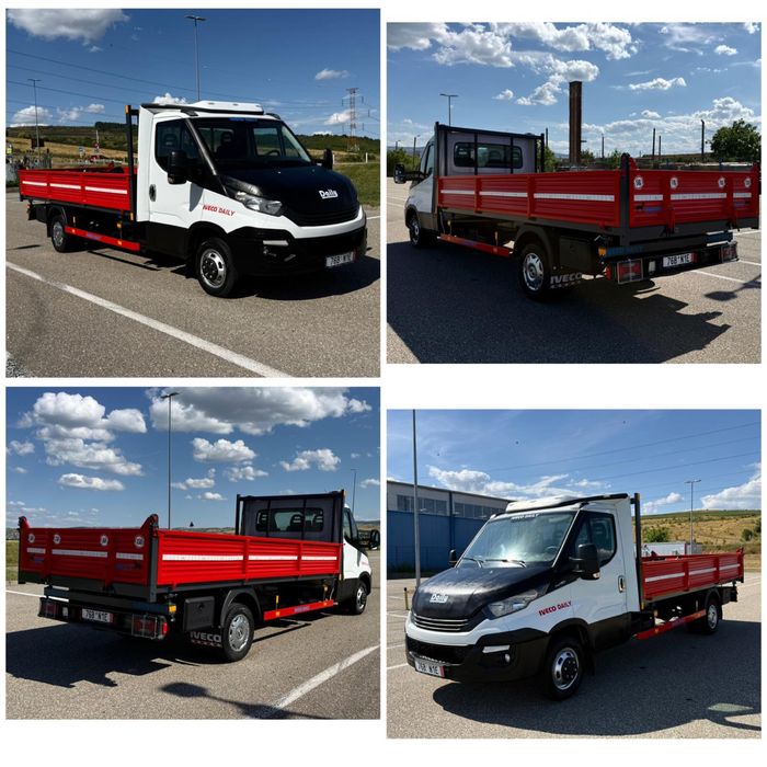 Iveco Daily Basculabil pe Cutie 50c15 35c15 50c18 21 Mercedes Sprinter VW LT 46 519 518 Ford Renault Fiat Oblon Automat AC Climă Tank