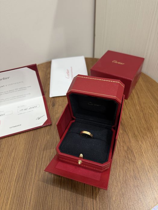 Кольцо Cartier love маленький размер