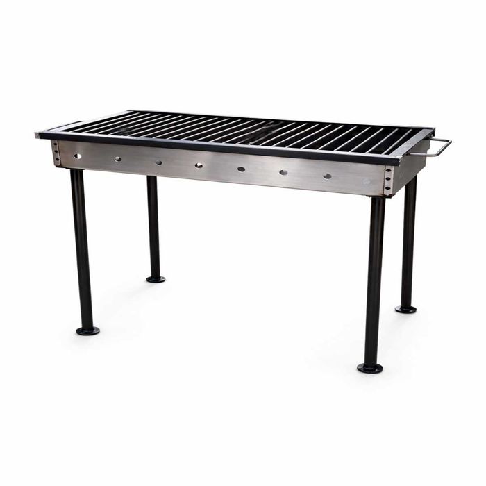 Gratar metalic robust 400x600mm tabla 3mm cu picioare detasabile
