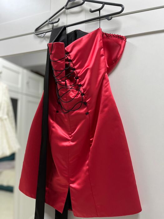 Rochie + bolero rosu/negru