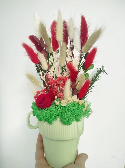 Aranjament Floral Handmade - Cadou Unic Zi de Naștere / 8 Martie