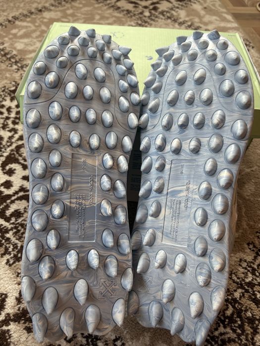 Off-White Out Of Office (OOO) –  White/Blue – mărimea 44