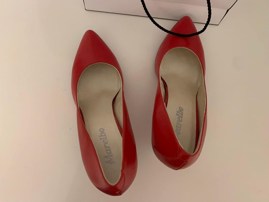 Pantofi piele naturala, cu toc eleganti / office / cocktail