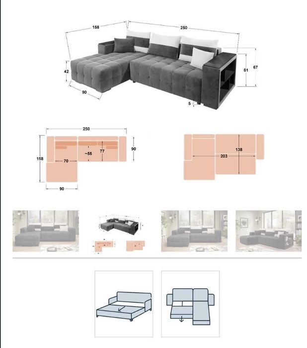 Разтегателен Диван